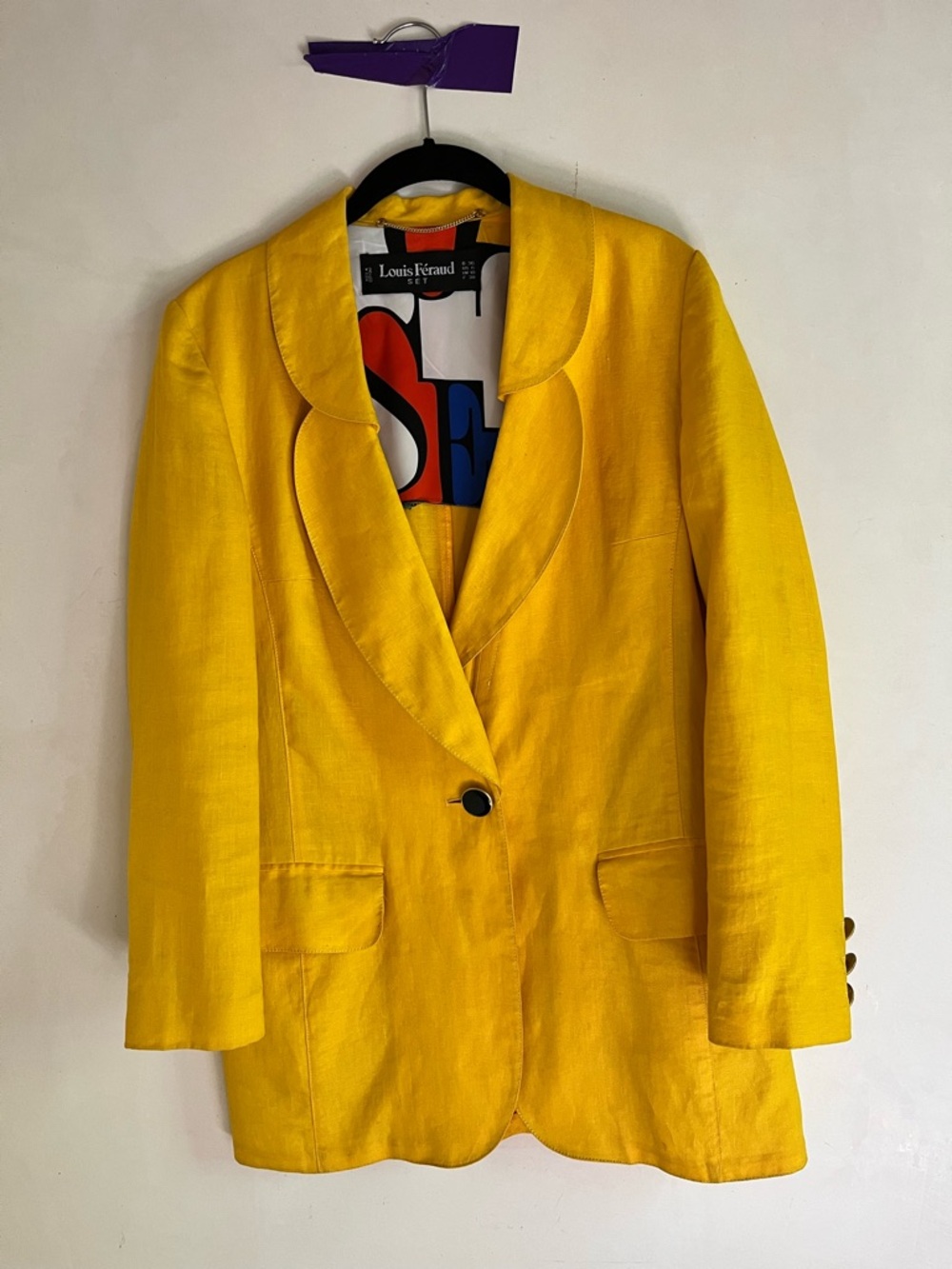 Louis Feraud Vintage 1992 Linen Jacket